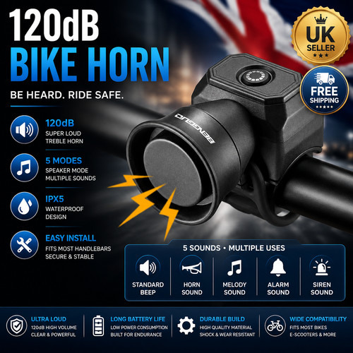 Usb rechargeable bike bell - bike,