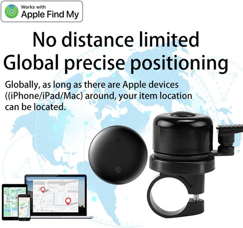 Airtag bike bell hidden - airtag,