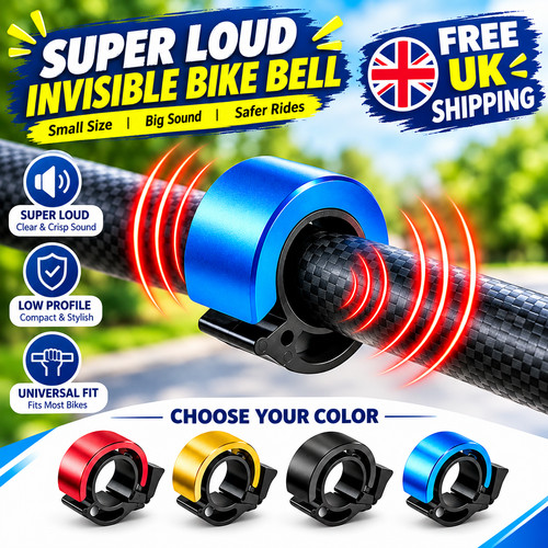Loud alloy bicycle bell - alloy,