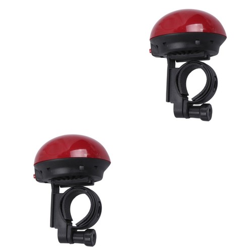 Red electric bicycle bell - red,