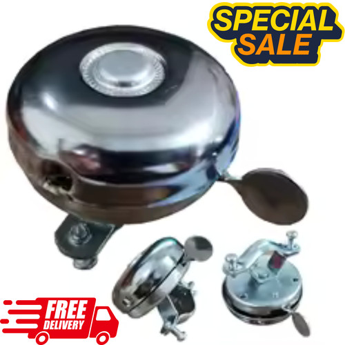 Vintage retro metal bike bell - metal,