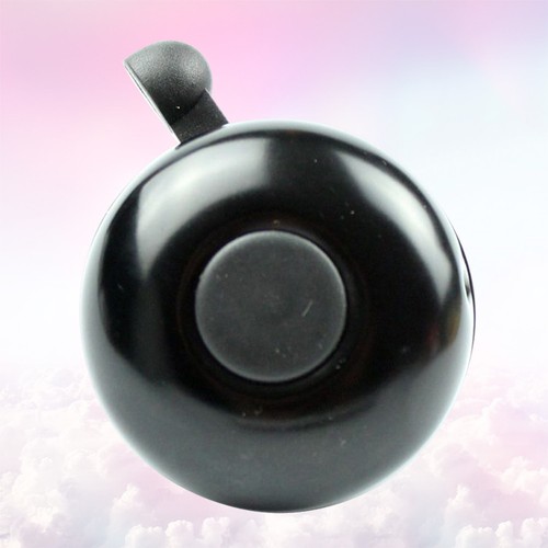 Reusable black bike bell super - black,