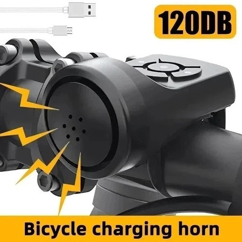 Loud electric bicycle horn - loud, usb