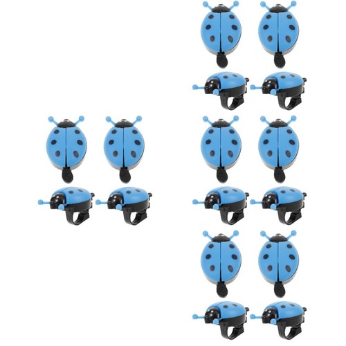 Cute blue ladybug bike bell - ladybug,